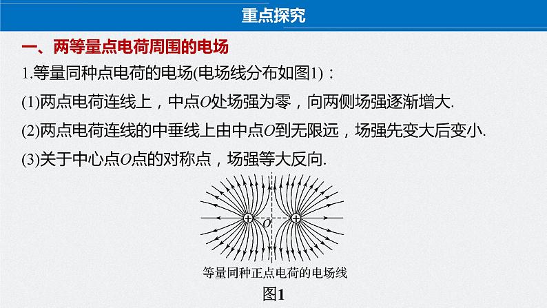 第一章 专题强化 电场力的性质课件+练习04