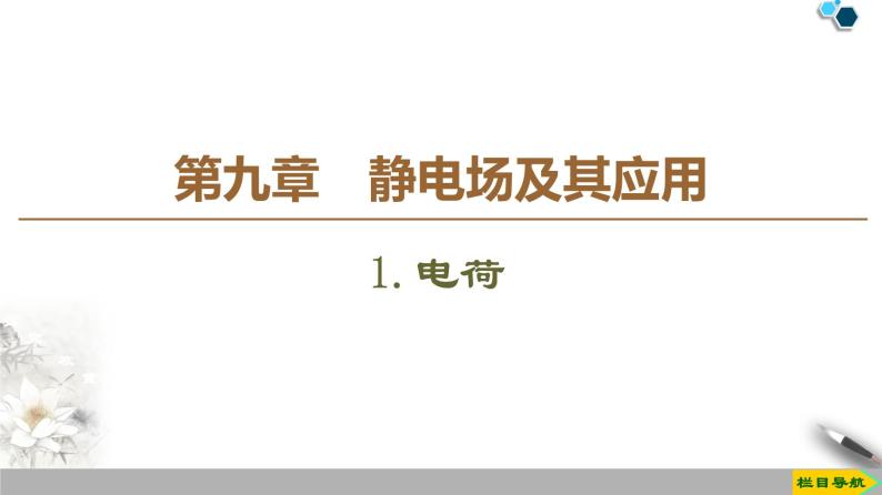 第9章 1.电荷--（新教材）2020-2021学年人教版物理必修第三册课件01