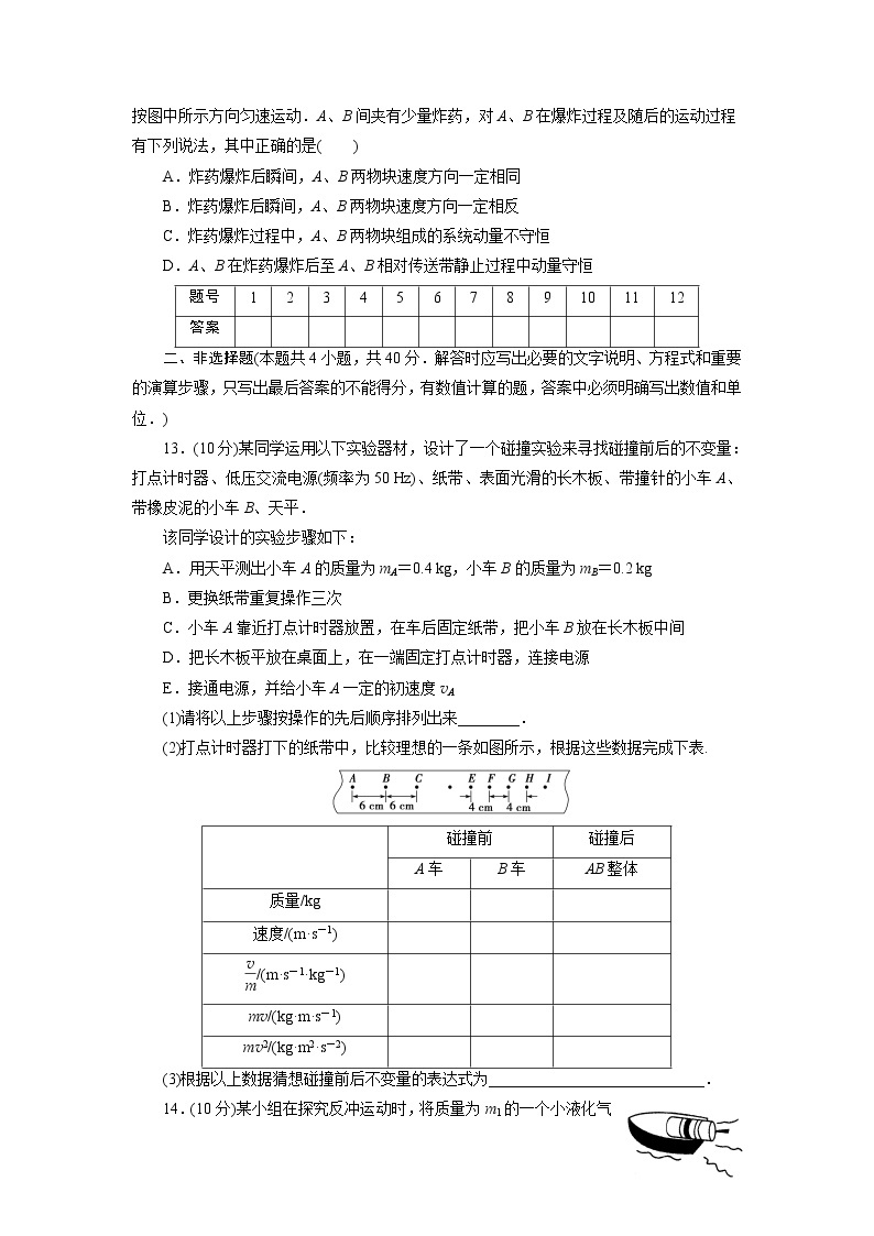 高中同步测试卷·人教物理选修3－5：高中同步测试卷（二） word版含解析03