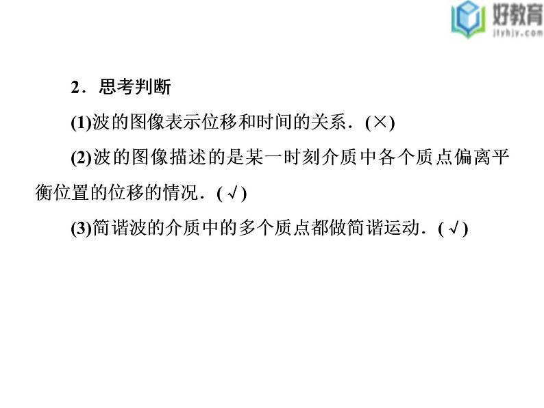 2021-2022学年高中物理沪科版选修3-4 2.1 第2课时 机械波的描述 课件(38张)05
