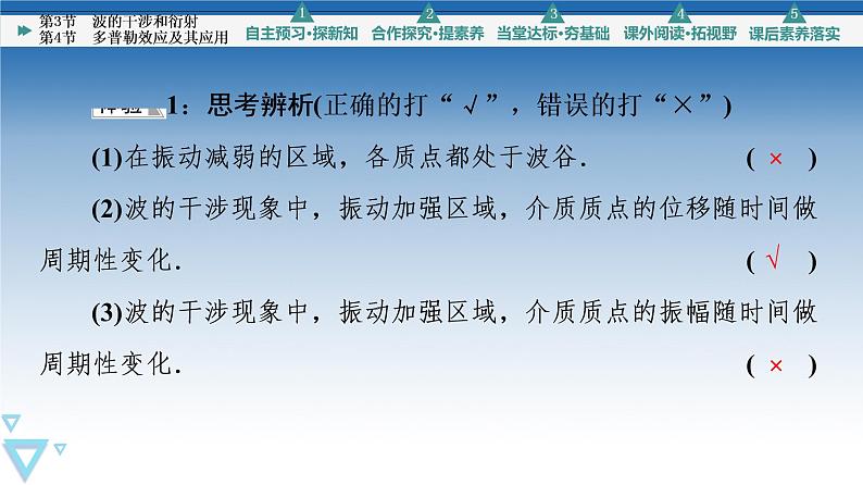 2021-2022学年新教材鲁科物理选择性必修第一册课件:第3章 第4节 多普勒效应及其应用(课件)第7页