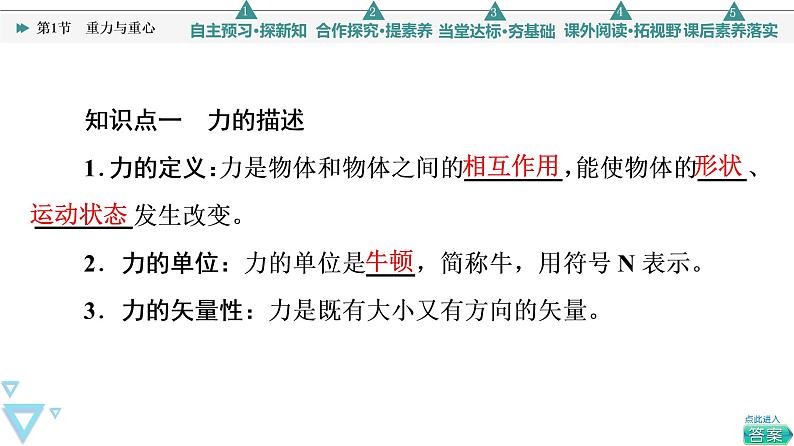 第3章 第1节 重力与重心—2021-2022学年新教材鲁科版(2019)高中物理必修第一册课件第4页