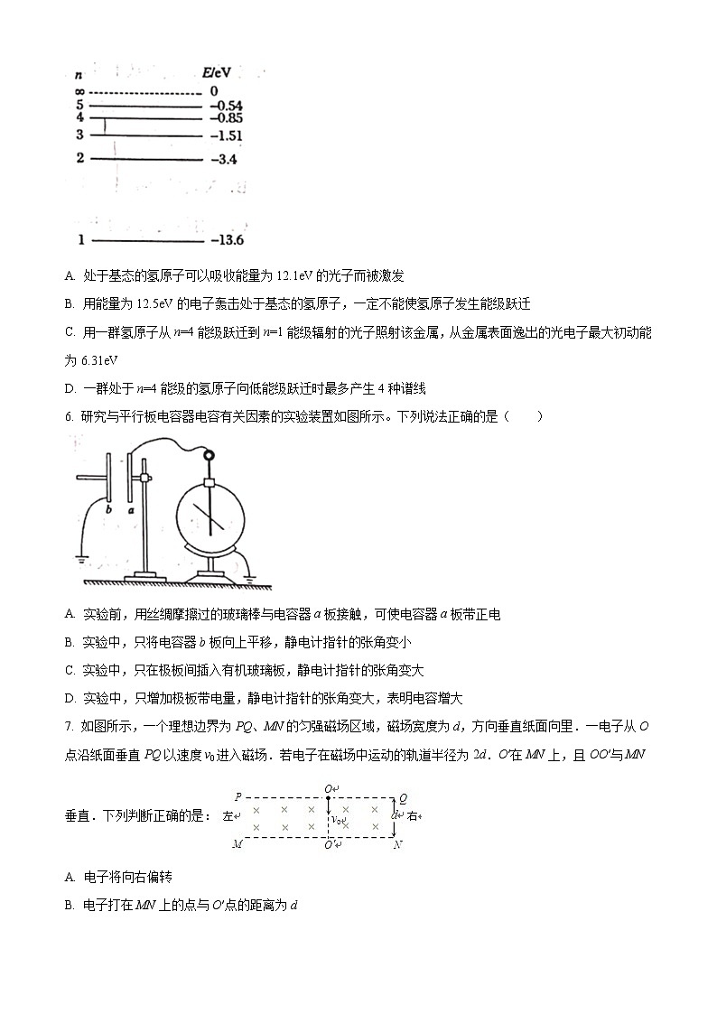 2020-2021學(xué)年內(nèi)蒙古赤峰市高二下學(xué)期期末考試物理（a卷）試題 word版第3頁