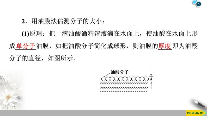 第7章 1　物体是由大量分子组成的--人教版（新课标）高中物理选修3-3课件05