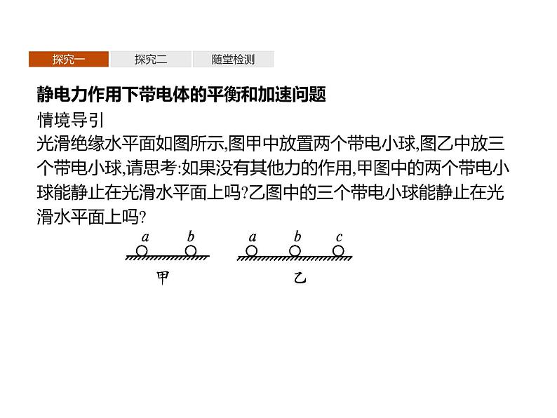 第九章 习题课库仑定律和电场强度—【新教材】人教版(2019)高中物理必修第三册课件+同步检测02