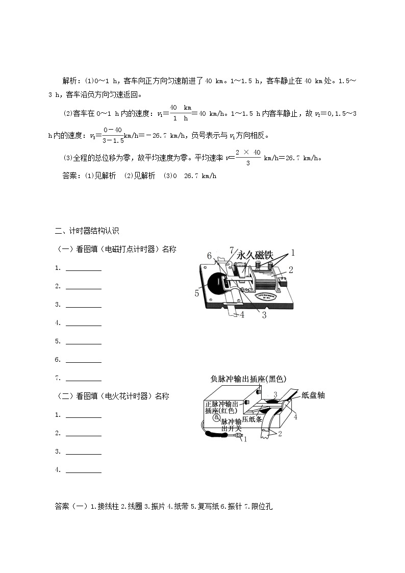 1.2 时间 位移 第二课时  —【新教材】人教版（2019）高中物理必修第一册导学案02