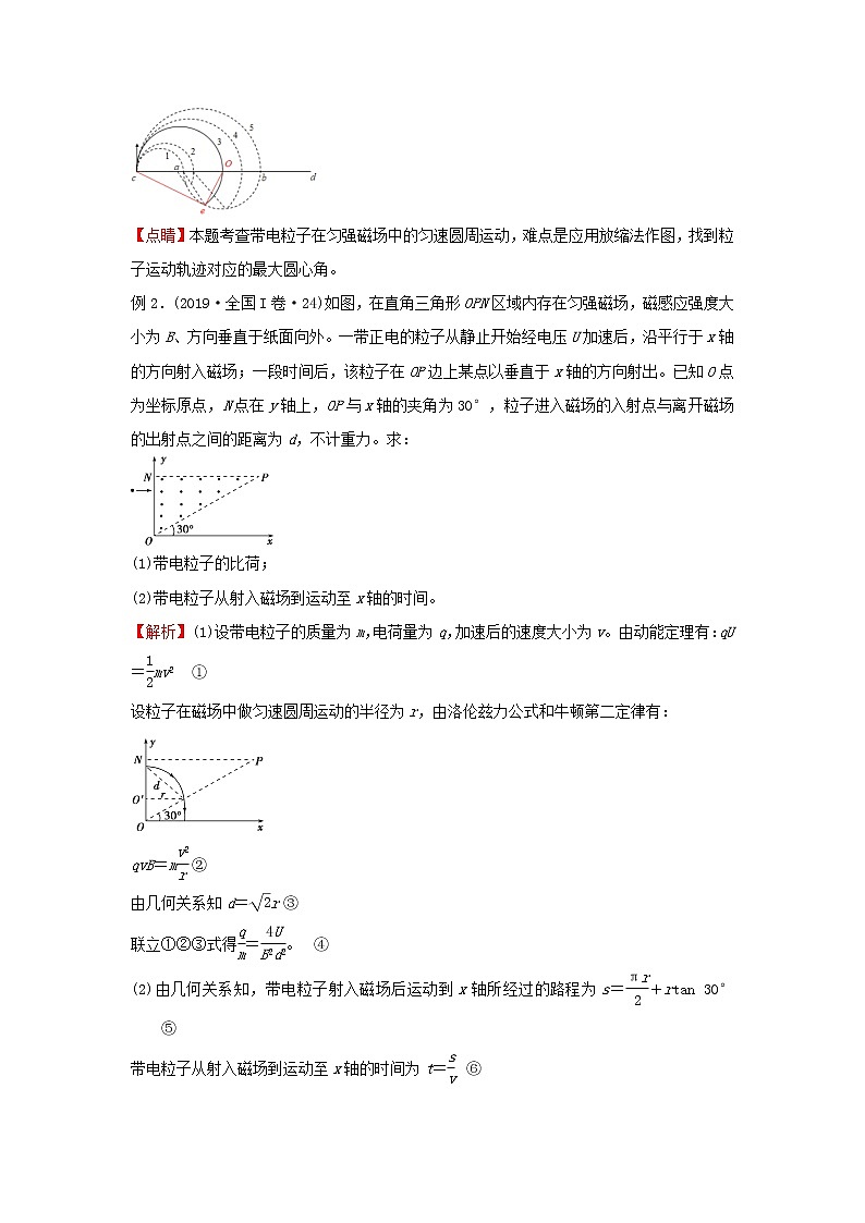 新高考2021届高考物理小题必练21磁吃运动电荷的作用第2页