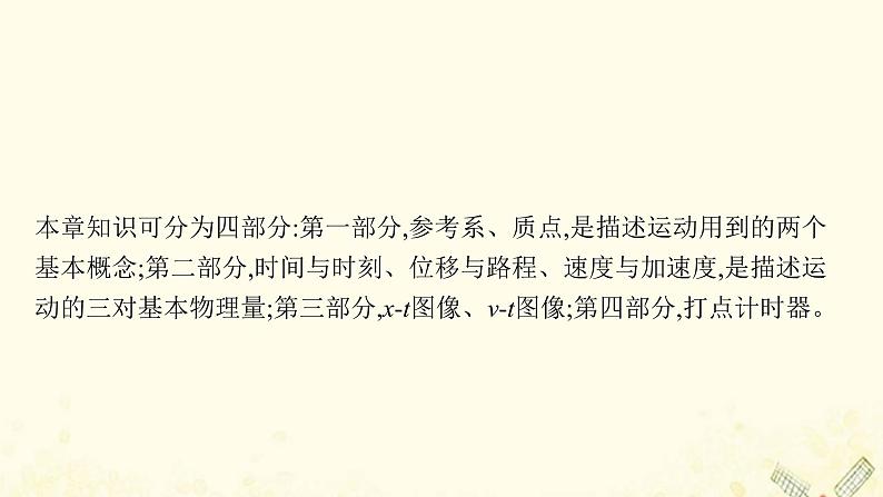 2021_2022学年新教材高中物理第1章物体运动的描述本章整合课件沪科版必修第一册第4页