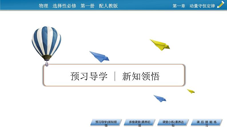 2021-2022学年新教材物理人教版选择性必修第一册课件:第1章+4+实验:验证动量守恒定律第4页