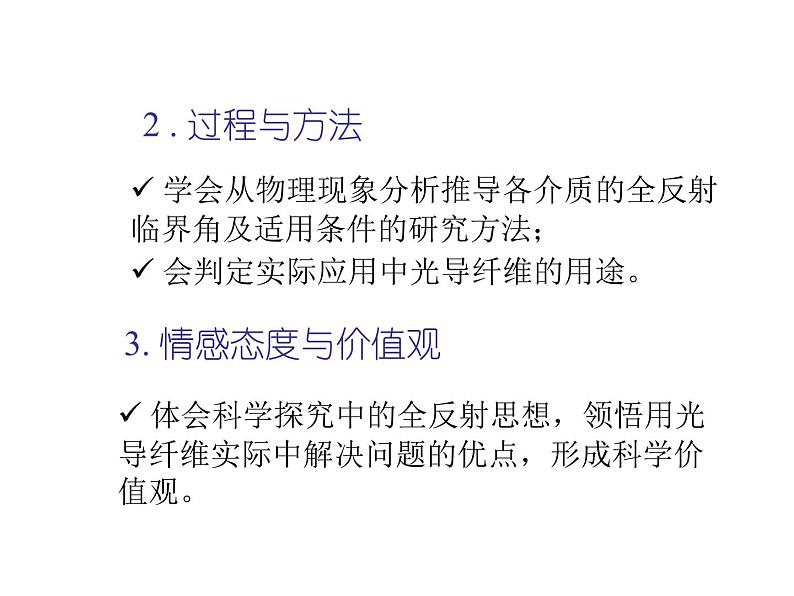 人教版选修2-3 1.2 全反射 光导纤维 课件(33张PPT)04