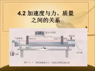 4.2 加速度與力、質(zhì)量之間的關(guān)系—【新教材】粵教版（2019）高中物理必修一課件+素材