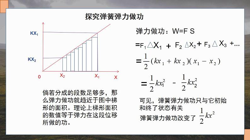 人教版(2019)必修第二册探究弹性势能表达式(课件) 课件第6页
