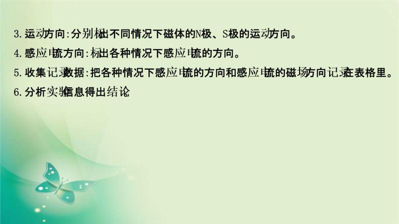 2020-2021学年高中物理新人教版选择性必修第二册 2.1.2 实验：探究影响感应电流方向的因素 课件（25张）07