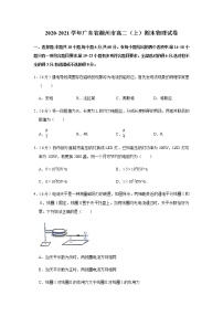 2020-2021学年广东省潮州市高二（上）期末物理试卷