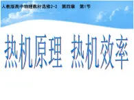 人教版高中物理选修2-2 4.1《热机原理 热机效率》说课课件（共27张PPT）