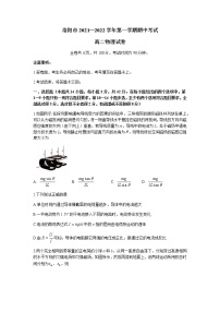 河南省洛阳市2021-2022学年高二上学期期中考试物理试题含答案