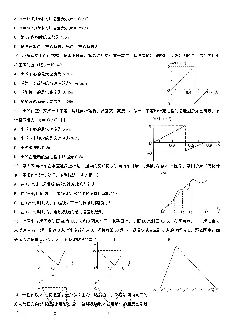 直线运动重点难点易错点高频必刷高分考点经典题——图像问题第3页