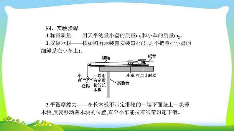 高考物理总复习3.4实验4验证牛顿运动定律课件PPT第3页
