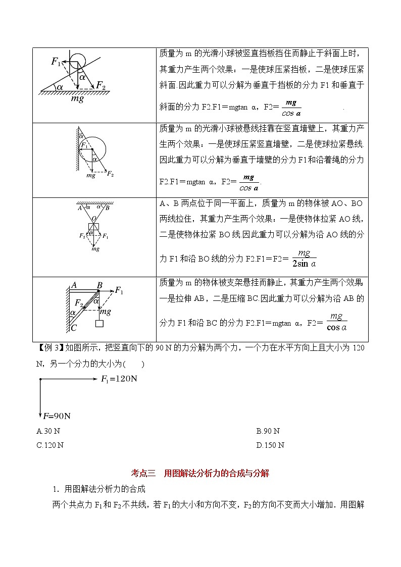 第3.5課時 力的分解(原卷版)第3頁