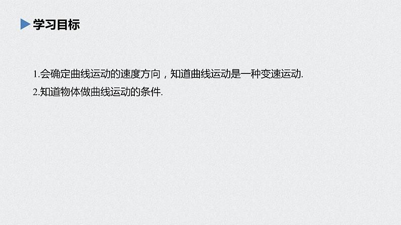 第五章 抛体运动 1 曲线运动课件PPT第2页