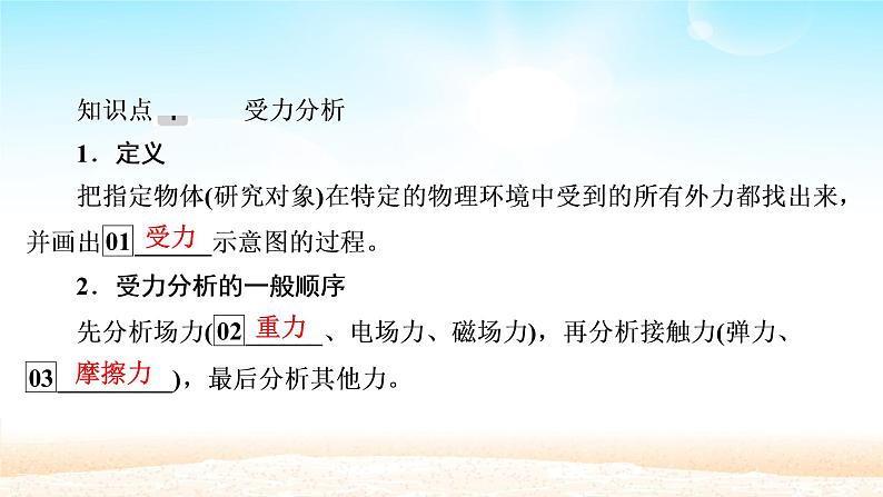 2021届高考物理一轮总复习 第2章相互作用第3讲受力分析共点力的平衡课件(新人教版)03