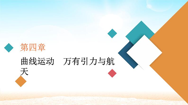 2021届高考物理一轮总复习 第4章曲线运动万有引力与航天第1讲曲线运动运动的合成与分解课件(新人教版)第1页