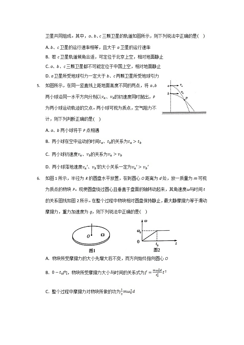 2021-2022学年云南省丽江市第一高级中学高一月考物理试卷Word版含解析第2页