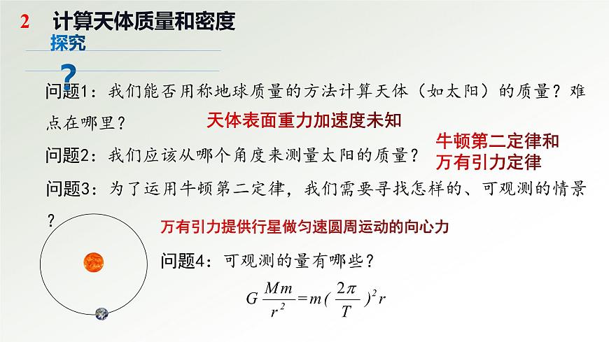 7.3萬(wàn)有引力理論的成就課件——2020-2021學(xué)年高一下學(xué)期物理人教版（2019）必修第二冊(cè)第7頁(yè)