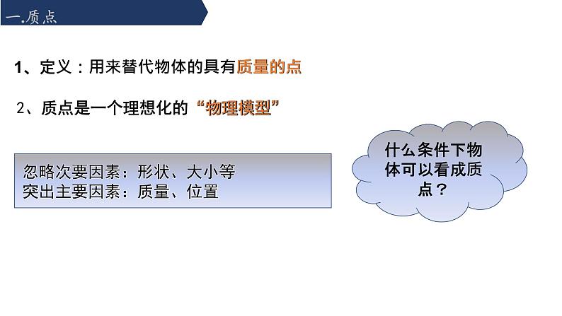 必修1物理新教材鲁科第一章12质点和位移pptx_2第5页