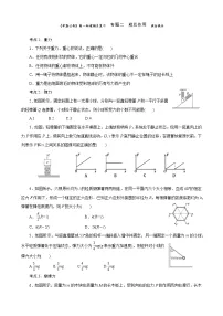 04学霸必刷  高一物理期末复习  专题二  相互作用  提升卷(试题版)