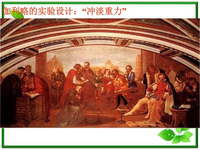 黑龙江省哈尔滨市木兰高级中学物理必修1《伽利略对自由落体运动的研究》课件2(新人教版)第8页