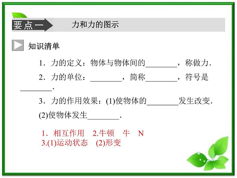 -2014学年高中物理 3.1 重力 基本相互作用课件 新人教版必修1第7页