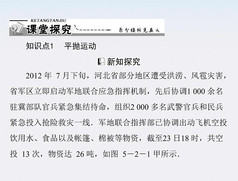 高中物理(新人教必修二)同步课件:第五章 2《平抛运动》05