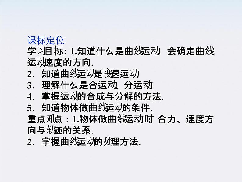 人教版物理必修2课件:第5章第1节第2页
