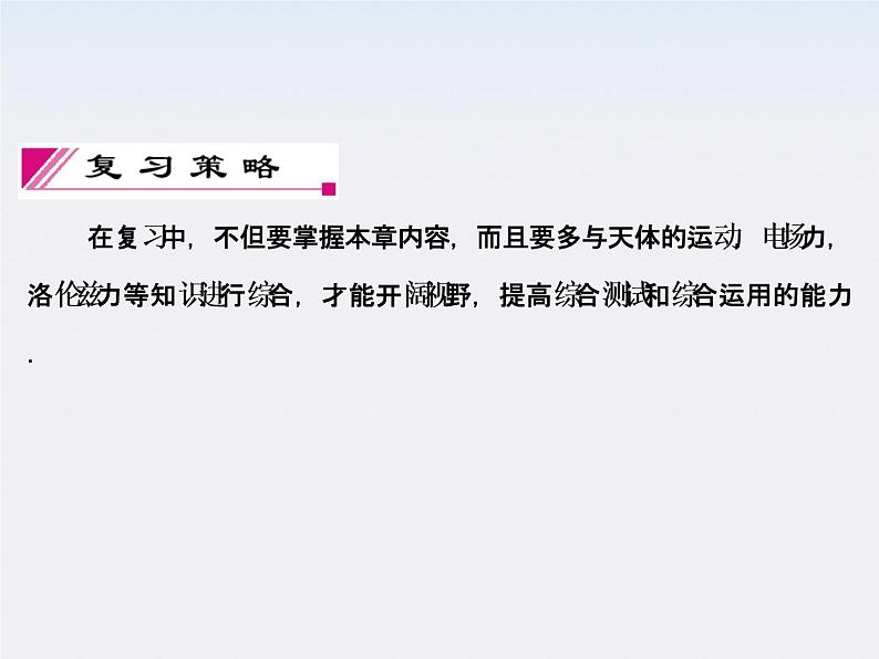 高考物理一轮复习(人教版)精品课件4-1第5页