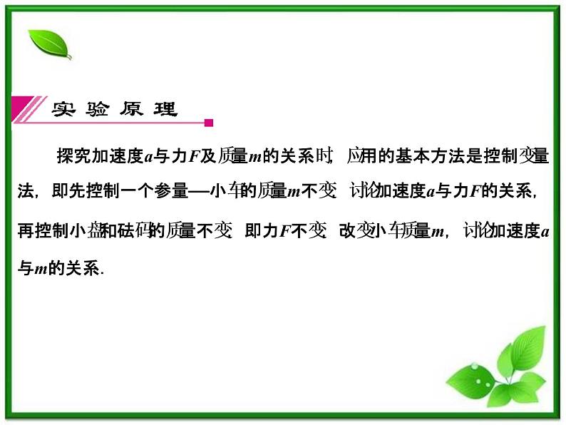 高考物理一轮复习(人教版)精品课件实验4第3页
