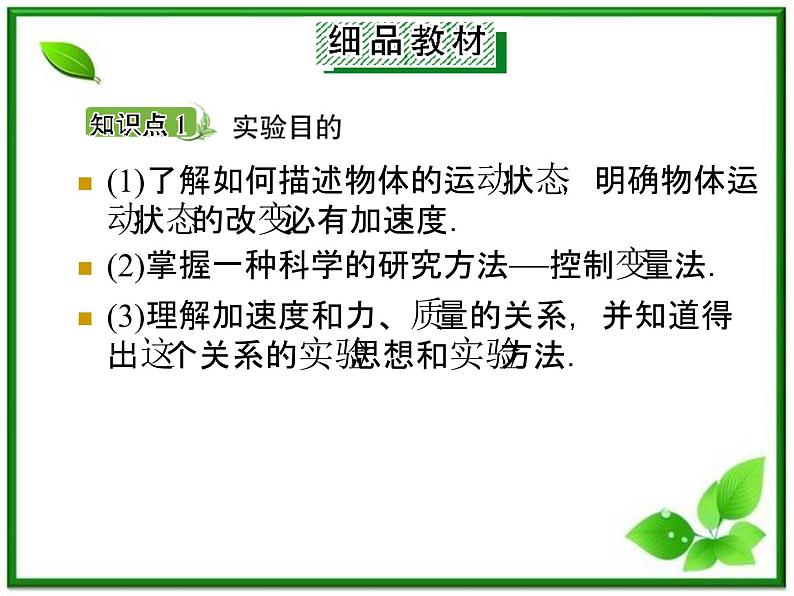 高一物理课件 4.2 实验:探究加速度与力、质量的关系 16(人教版必修1)07