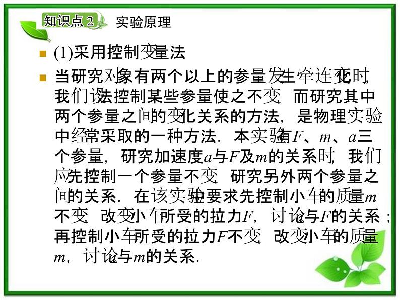 高一物理课件 4.2 实验:探究加速度与力、质量的关系 16(人教版必修1)08
