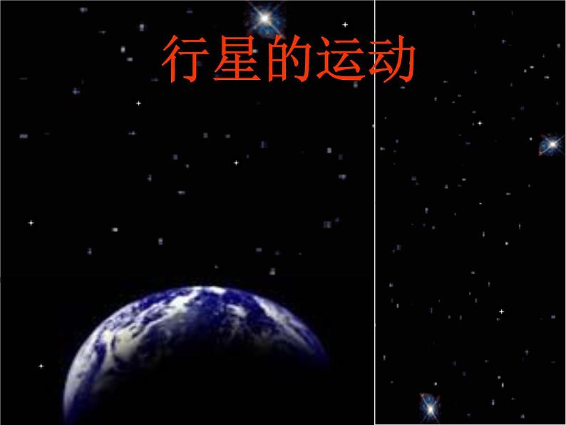 物理:6.1《行星的运动》课件1(新人教版必修2)第1页