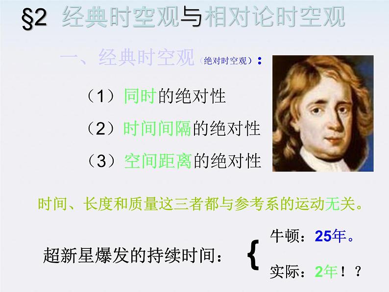 高中物理(新人教必修二)同步课件:6.6《经典力学的局限性》07