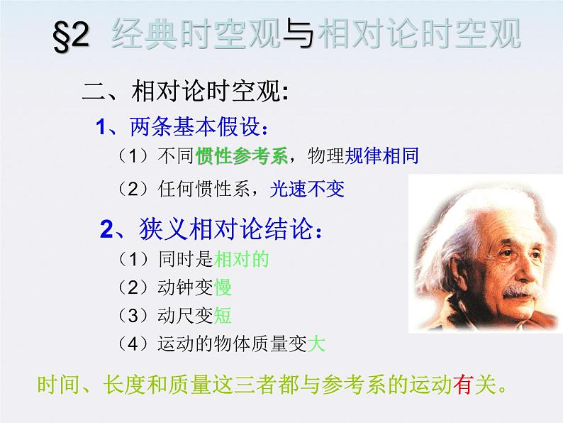 高中物理(新人教必修二)同步课件:6.6《经典力学的局限性》08