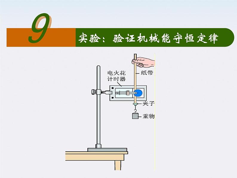 安徽省绩溪中学高一物理:7.9《实验:验证机械能守恒定律》课件(人教版必修二)第1页