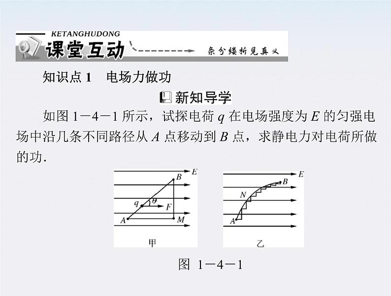 高二物理人教版选修3-1第一章第4节《电势能和电势》(新人教版)课件PPT第4页