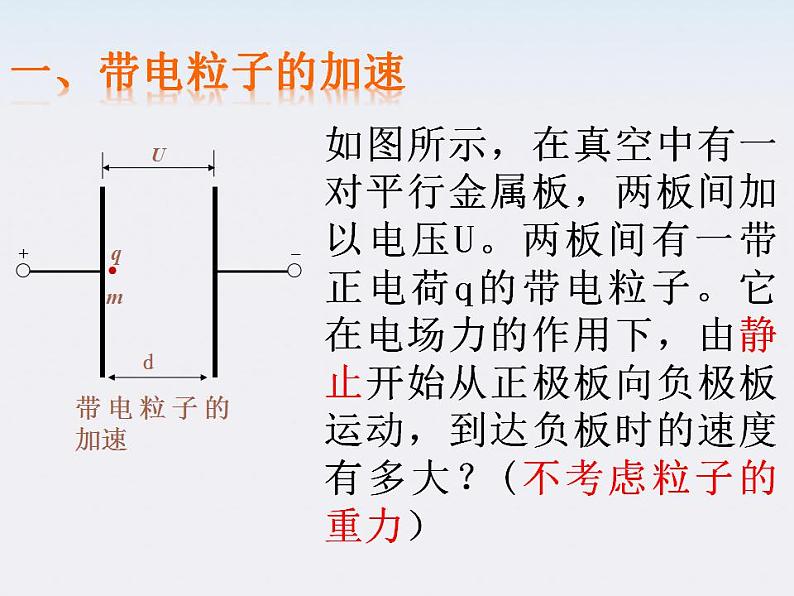 年高中物理选修3-1导与练 第1-4章《带电粒子在电场中的运动》1课件PPT02
