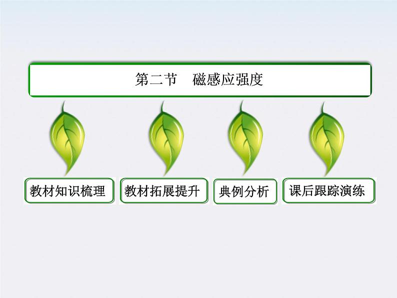 版高中物理(新课标人教版 选修3-1)同步学习方略课件3-2《磁感应强度》02