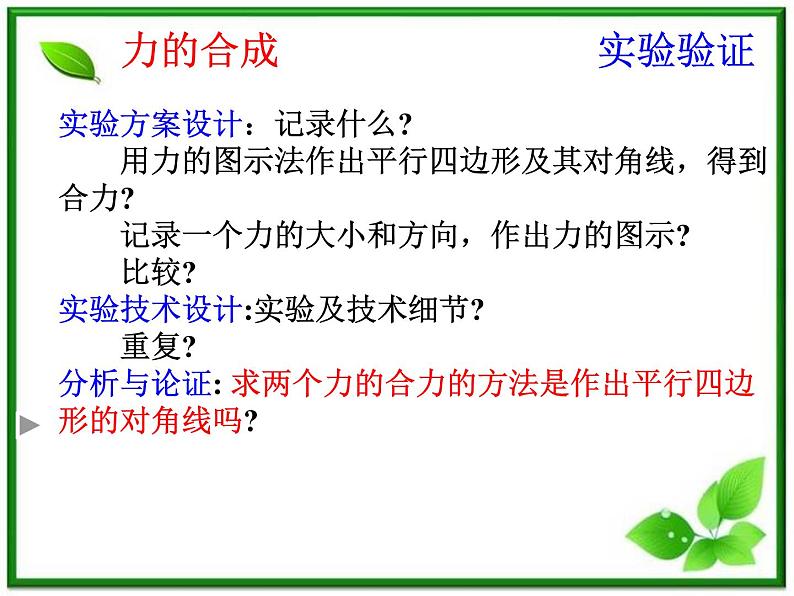 高一物理课件 3.4 《力的合成》 7(人教版必修1)04