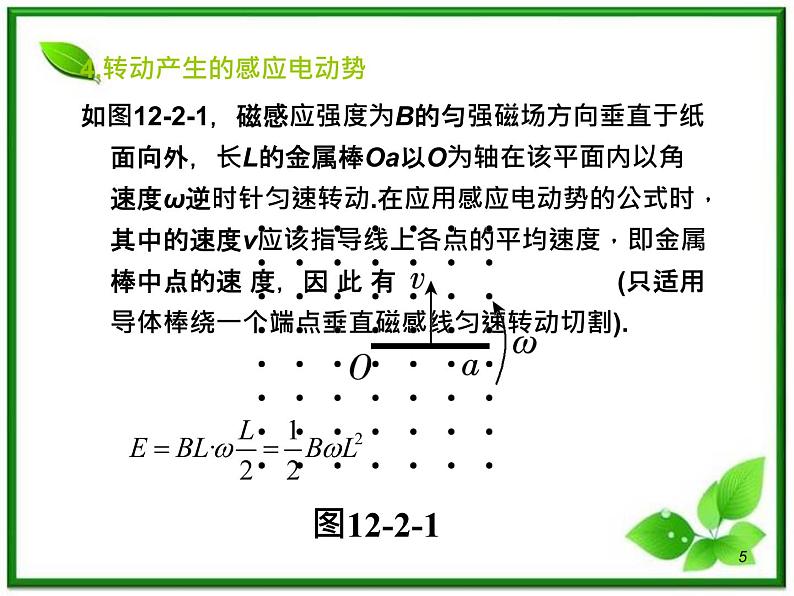 (广西)届高三复习物理课件:12.2法拉第电磁感应定律及应用05