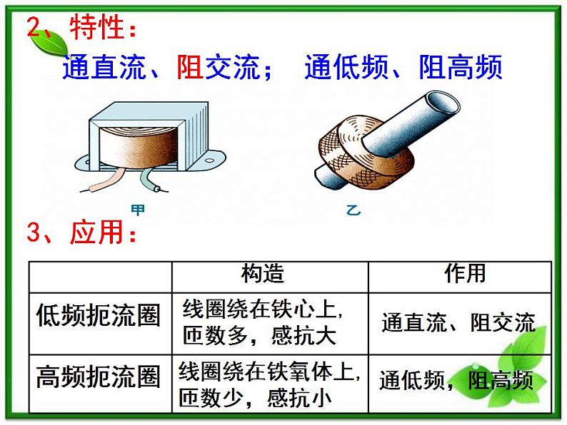 《电感和电容对交变电流的影响》课件二(18张PPT)04