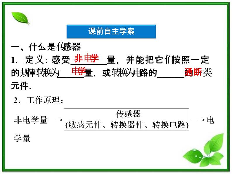 第六章《传感器及其工作原理》 精品课件(新人教版选修3-2)第4页