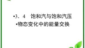 人教版 (新课标)选修3选修3-3第九章 物态和物态变化3 饱和汽与饱和汽压备课ppt课件